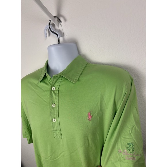 Polo Ralph Lauren Other - Polo Ralph Lauren Performance Polo Shirt Mens L Green La Cantera Palmer Golf